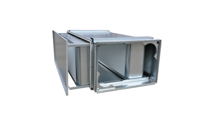 DACKA-A - Openable duct silencer with removable baffles