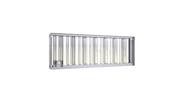 DGA/DGAN - DGA, damper, aluminium grilles, AC